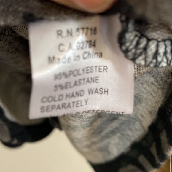 Papillon A-line Flowy Knit Sweater dress w/ allover Boho Tribal pattern size XL - Picture 6 of 9